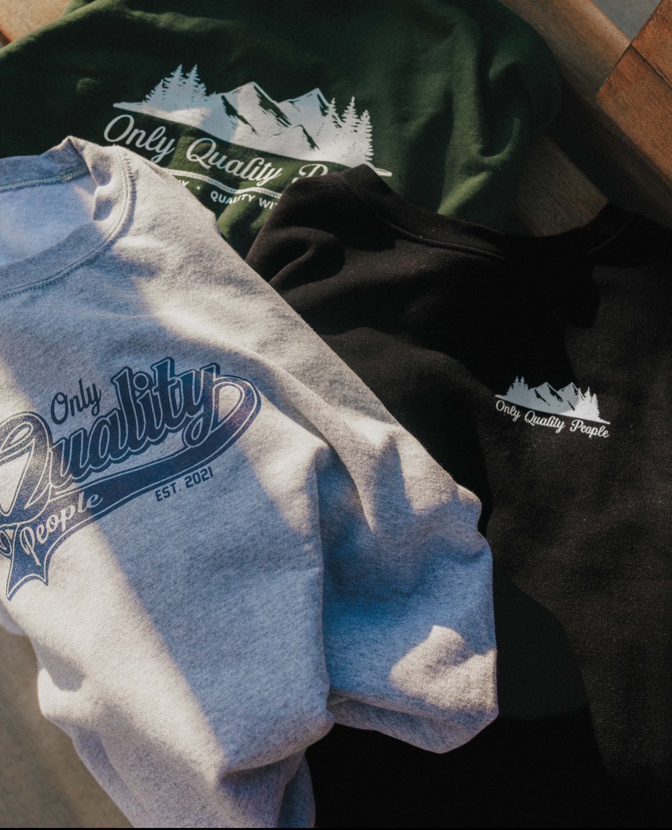 Black Crewneck - Quality Without Question