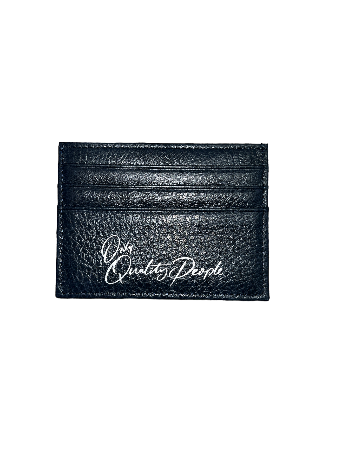 OQP Navy Leather Cardholder