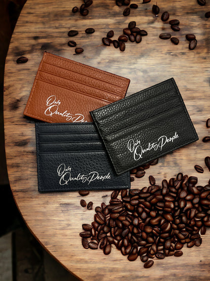 OQP Brown Leather Cardholder