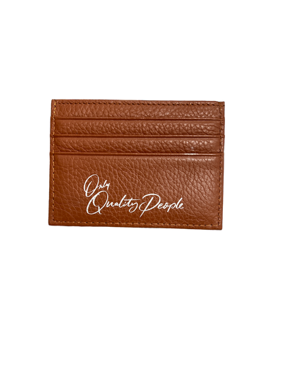 OQP Brown Leather Cardholder