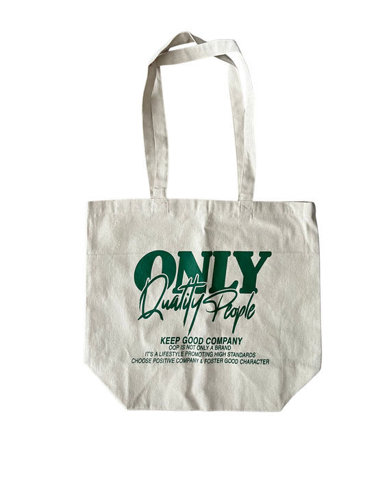 Only Quality People Tote Bag