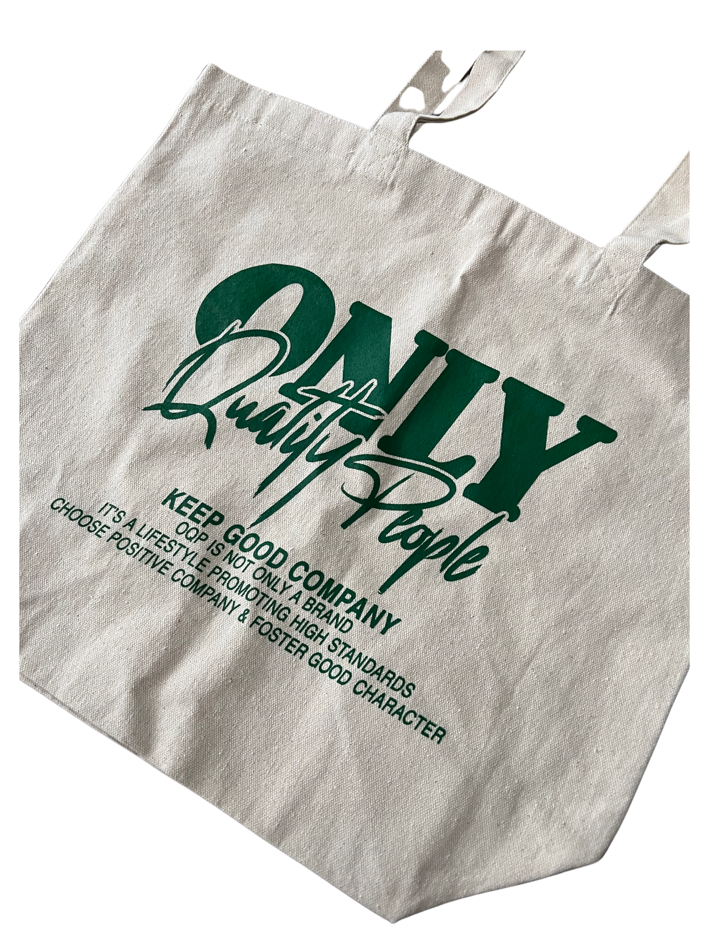 Only Quality People Tote Bag