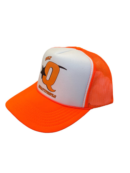 Keepin' it Q Trucker - Neon Orange