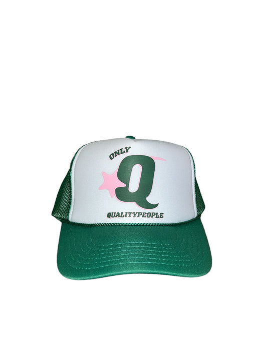 Keepin' it Q Trucker - Forest Green