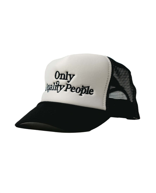 OQP Trucker - White/Black